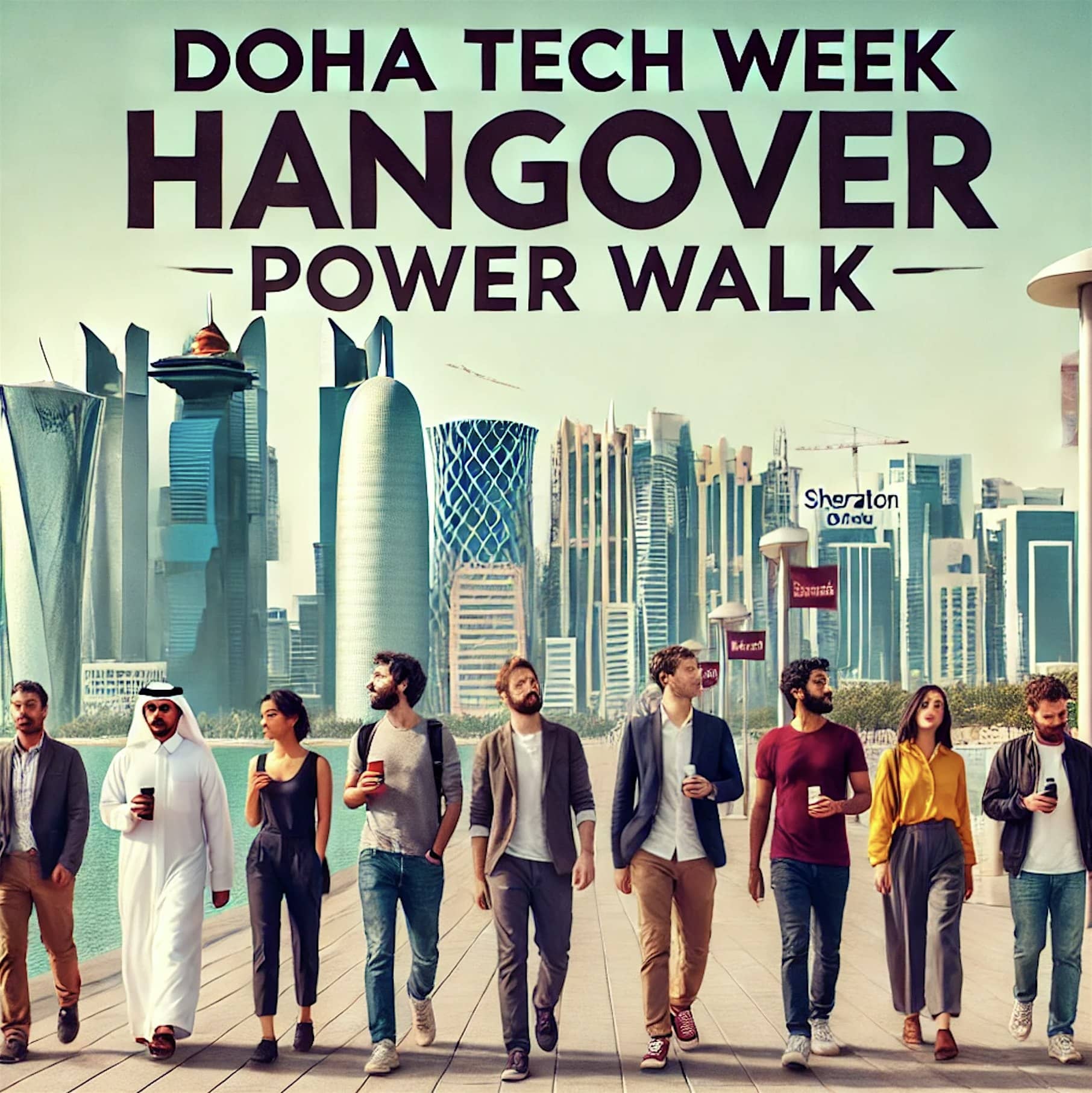 Logo | Special Doha Tech Week Hangover Founders and Funders Power Walk (Free Walk)