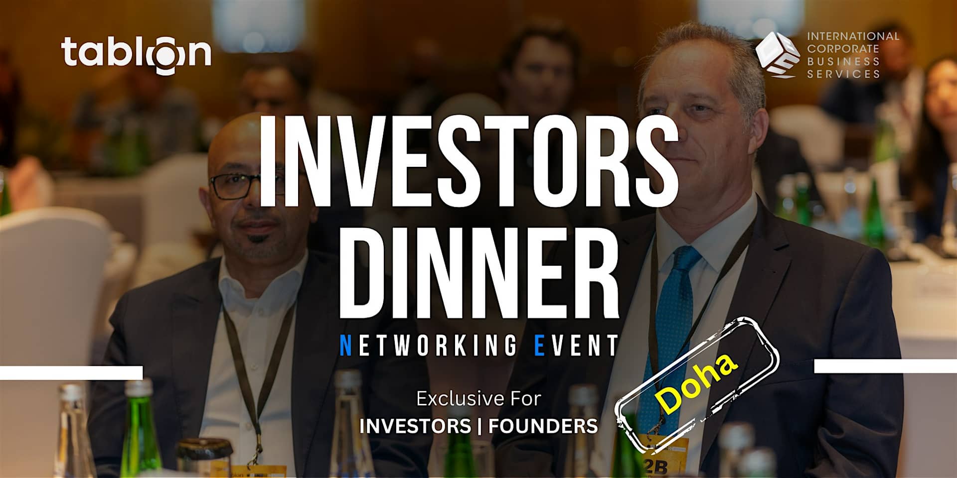 Logo | Doha Investors Dinner | B2B Networking | With Investors & VCs